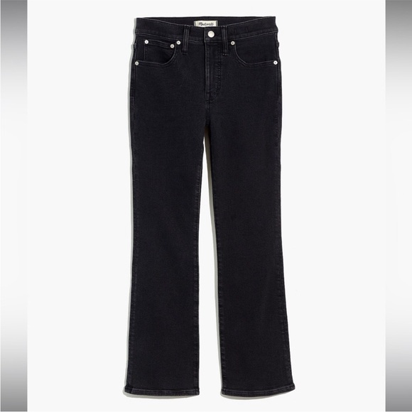 Madewell Cali Demi-Boot Cut Jeans in Starkey Black Wash Size 28 - Picture 2 of 14